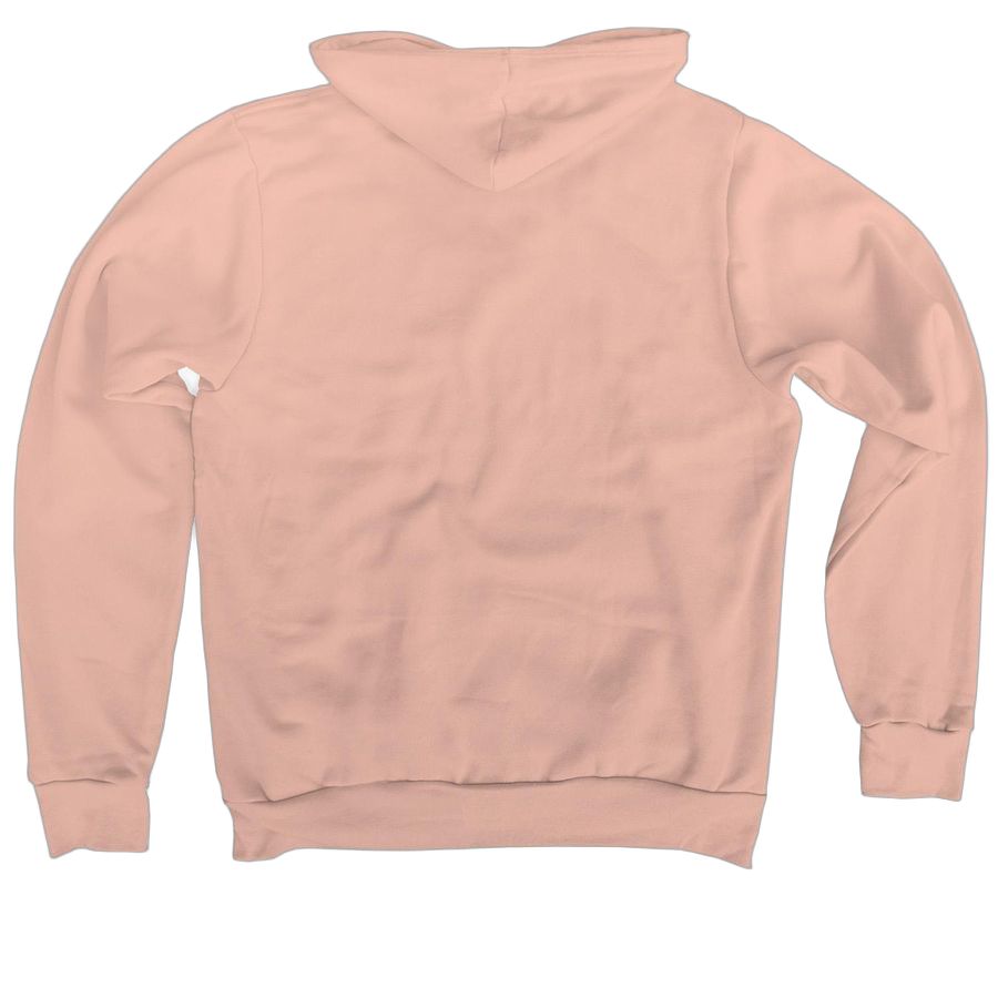 Peach Premium Pullover Hoodie - Back